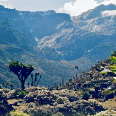Ruwenzori mountains