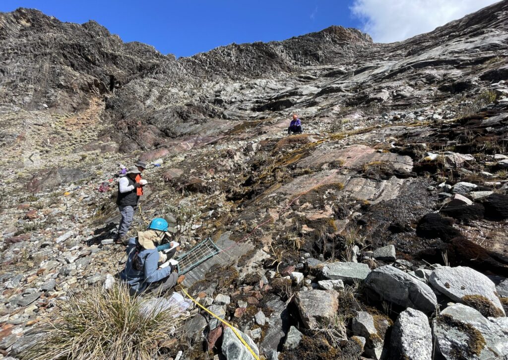 Monitoring work at Humboldt Peak